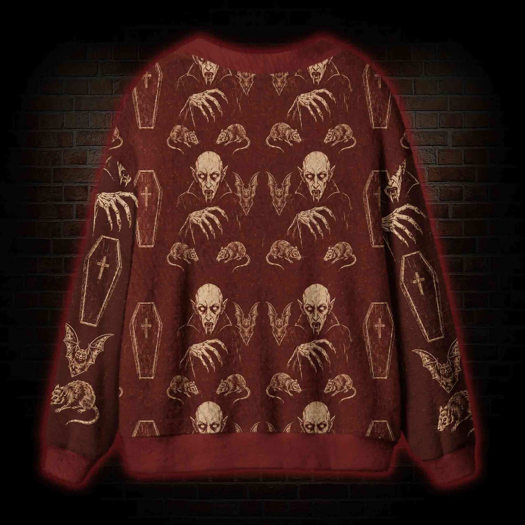 Monsters Cardigan Sweater