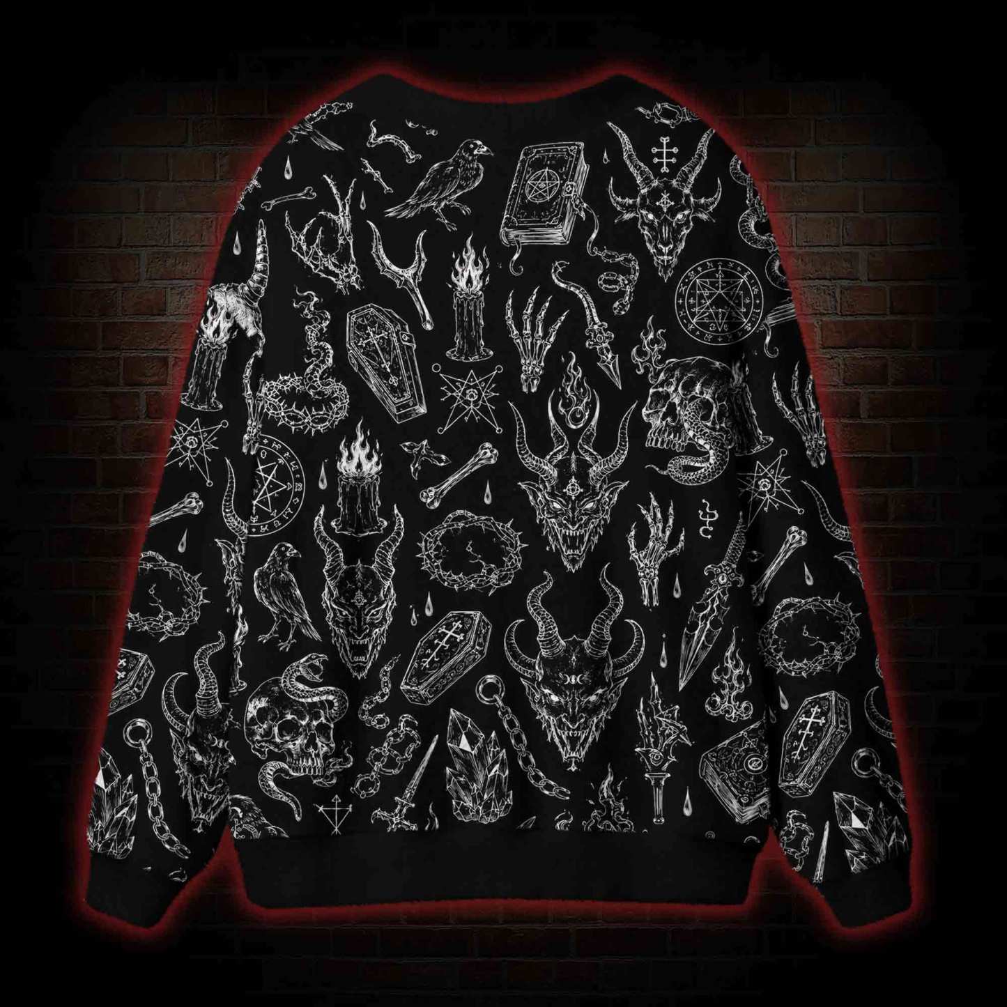 Evil  Cardigan Sweater