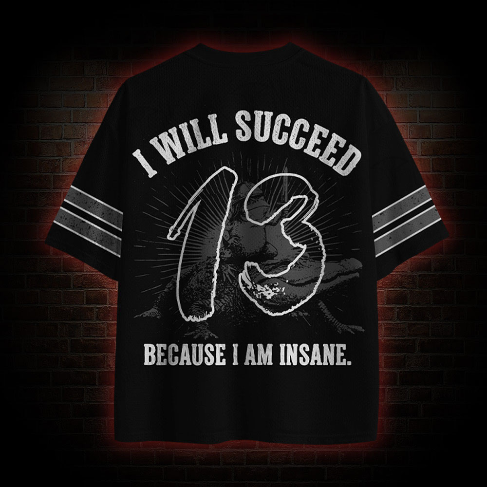 I Will Succeed Meme Mesh Jersey