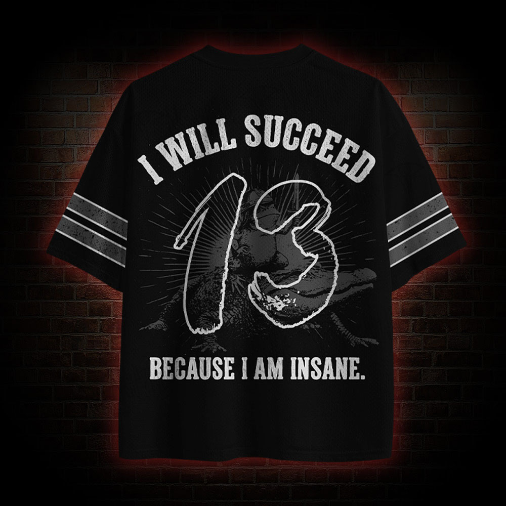 I Will Succeed Meme Mesh Jersey