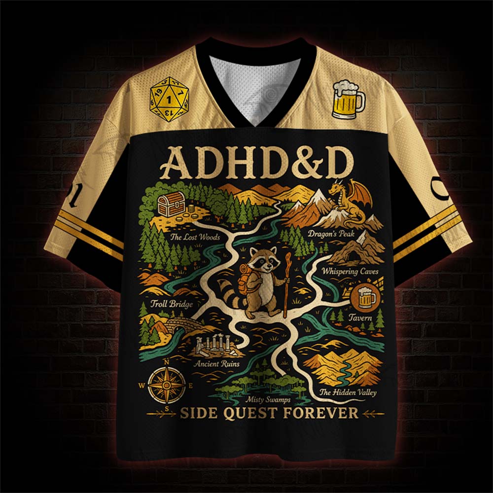 ADHD&D Side Quest Forever Mesh Jersey