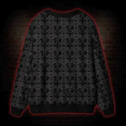 The Vitruvian Cat Cardigan Sweater