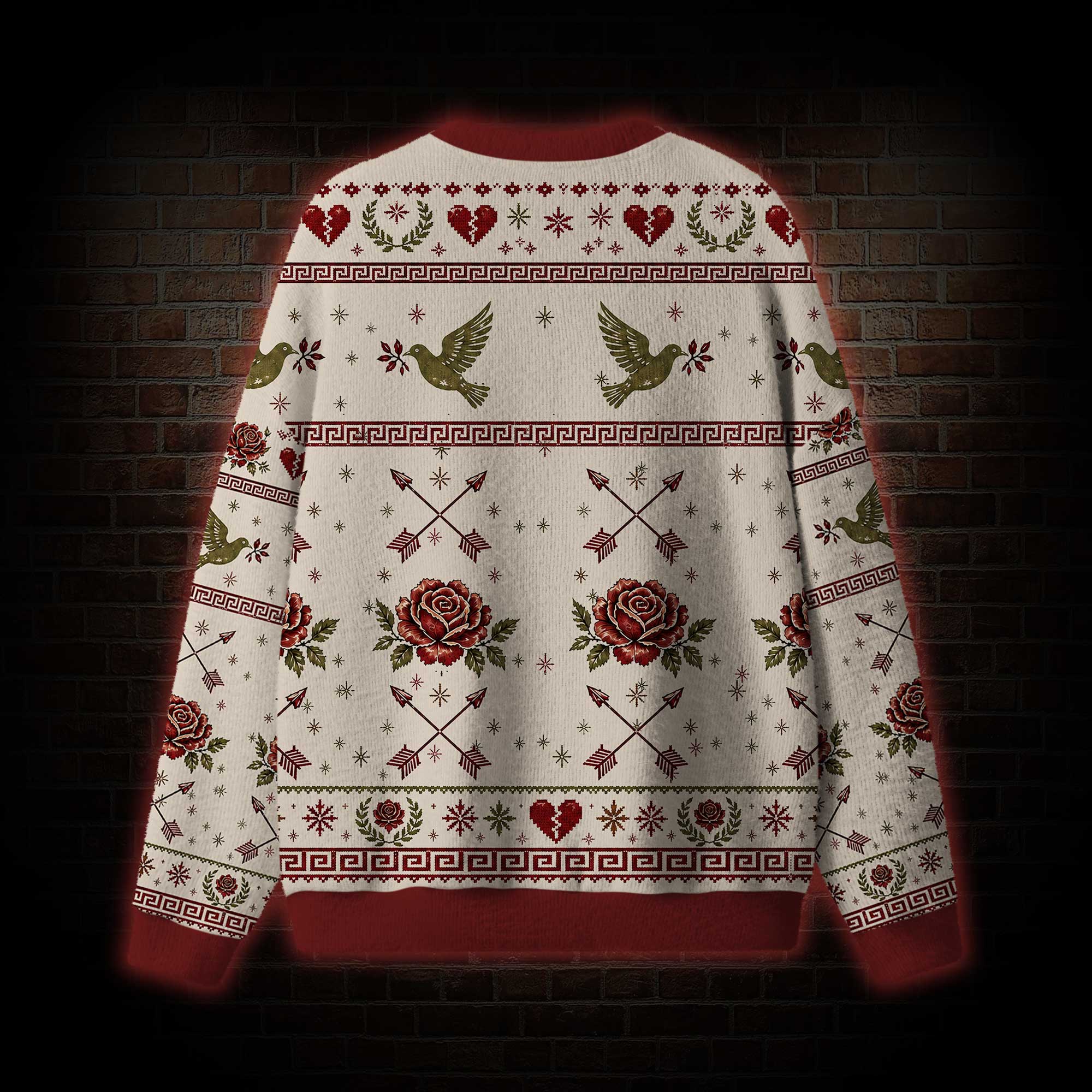 Love is War Ugly Sweatshirts
