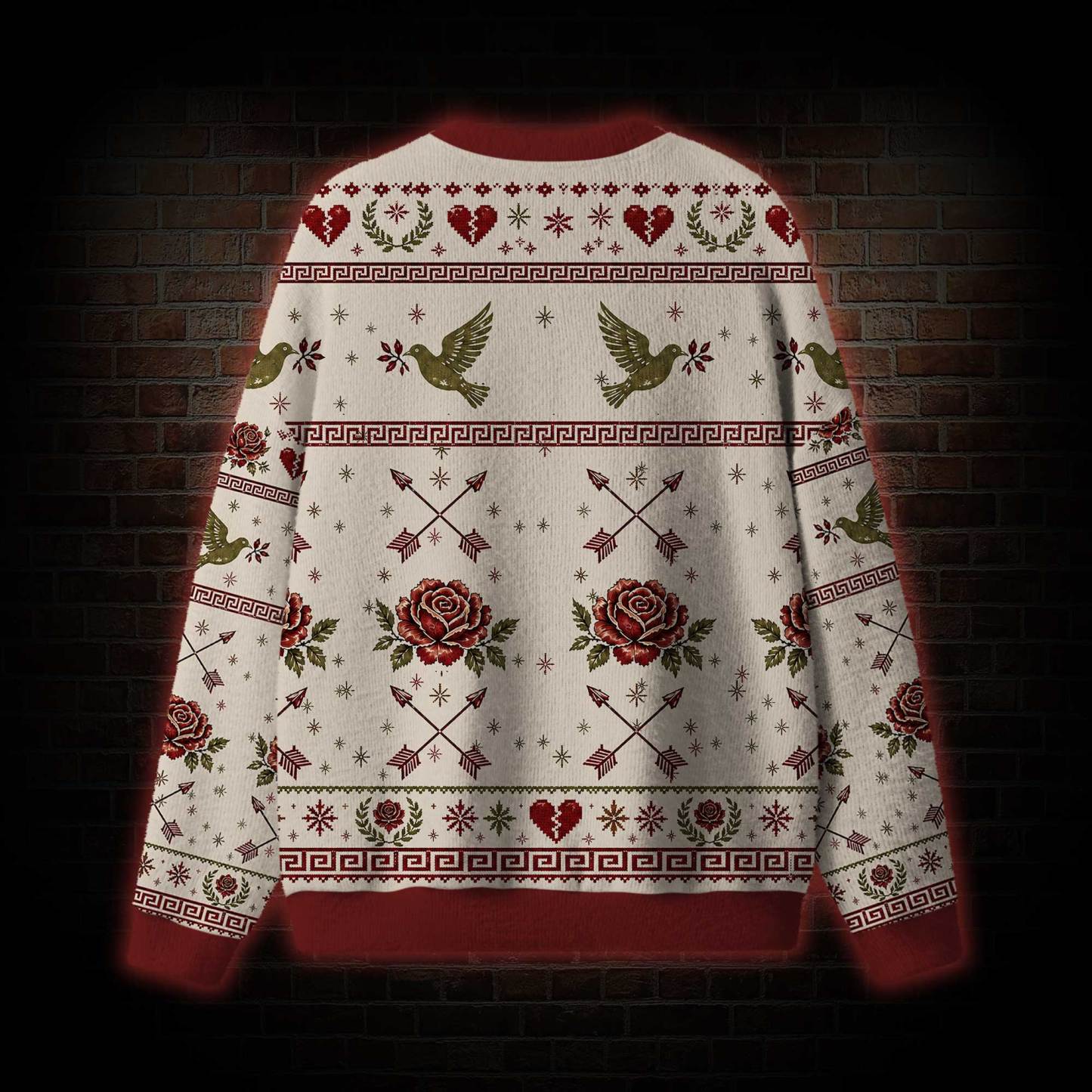 Love is War Ugly Sweatshirts