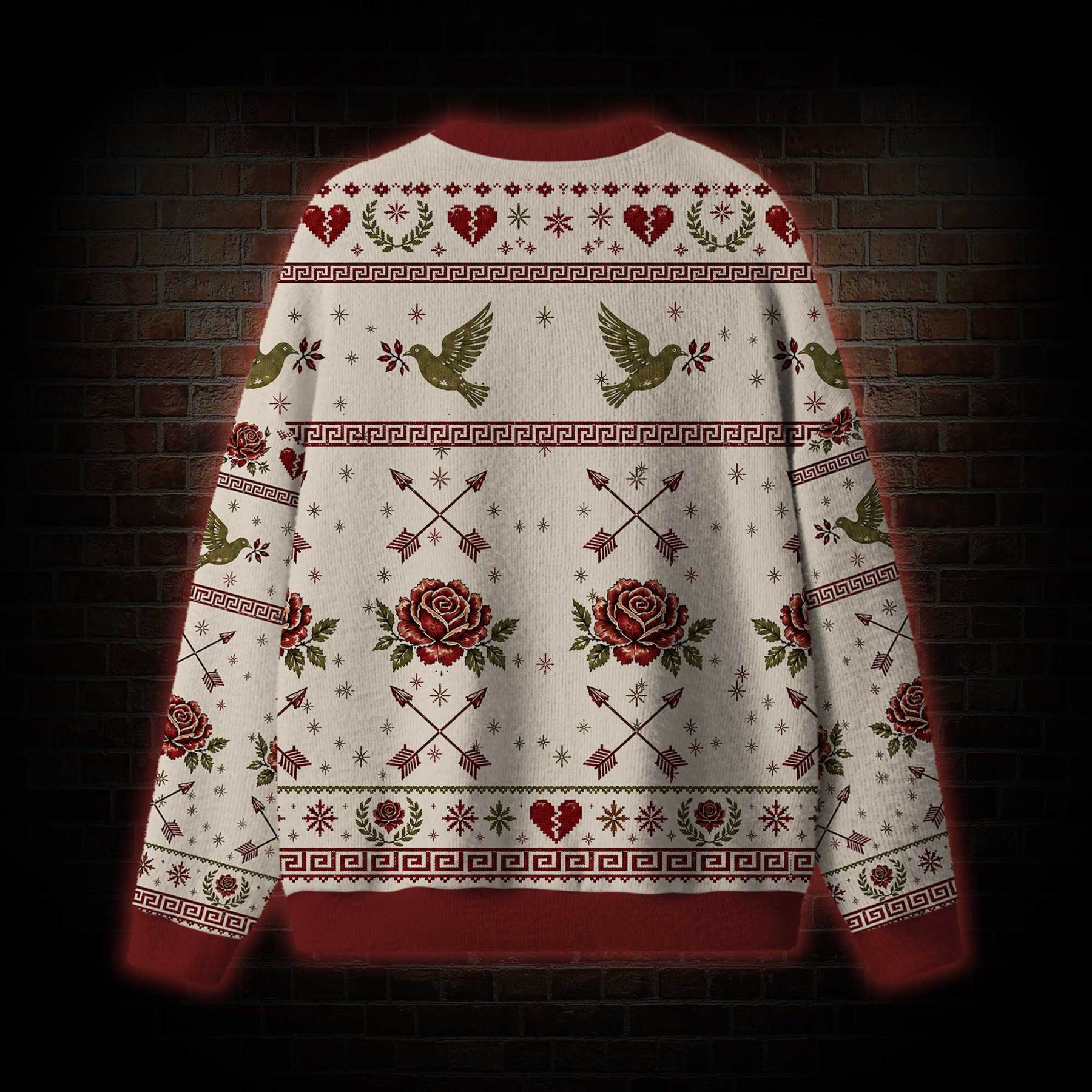 Love is War Ugly Sweatshirts