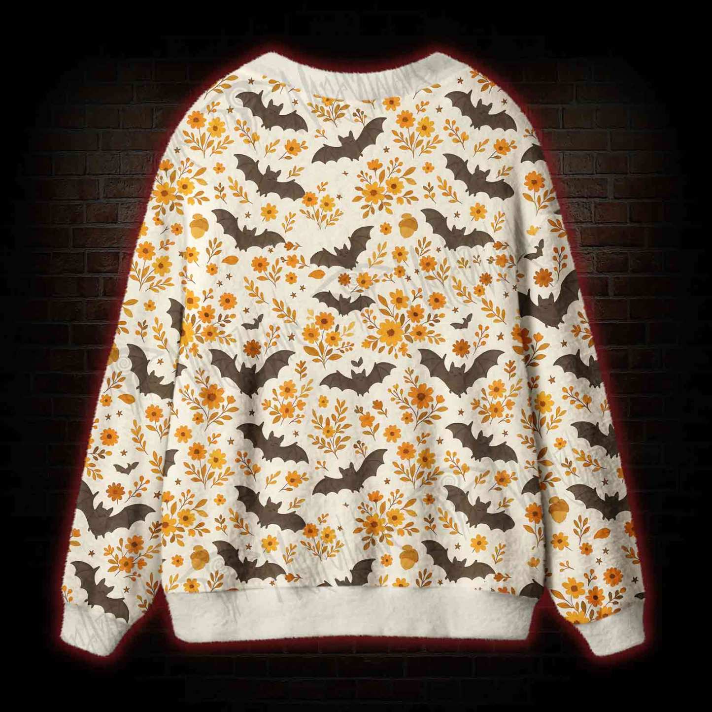 Batty Botanical Cardigan Sweater
