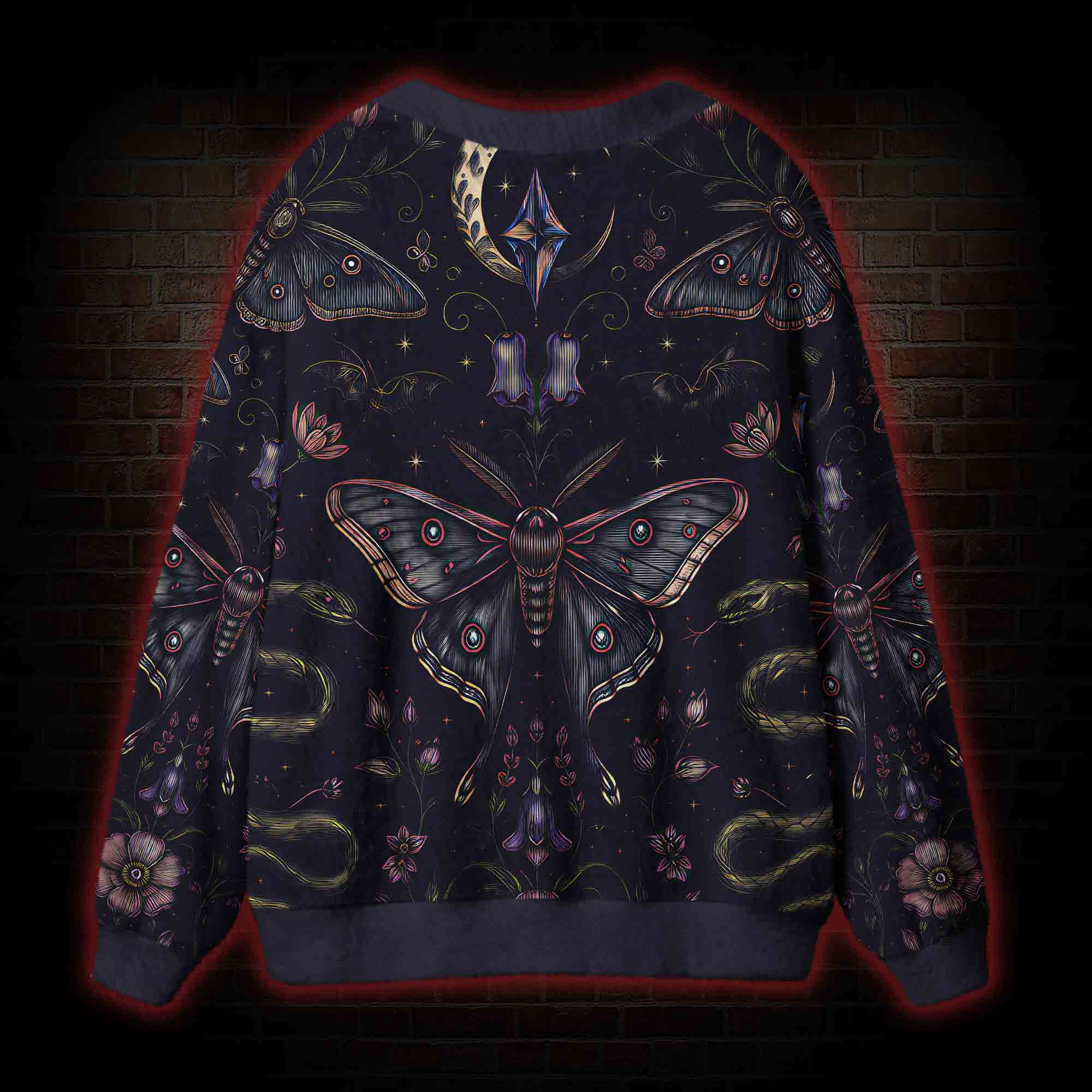 Moth and Botanical Cardigan Sweater
