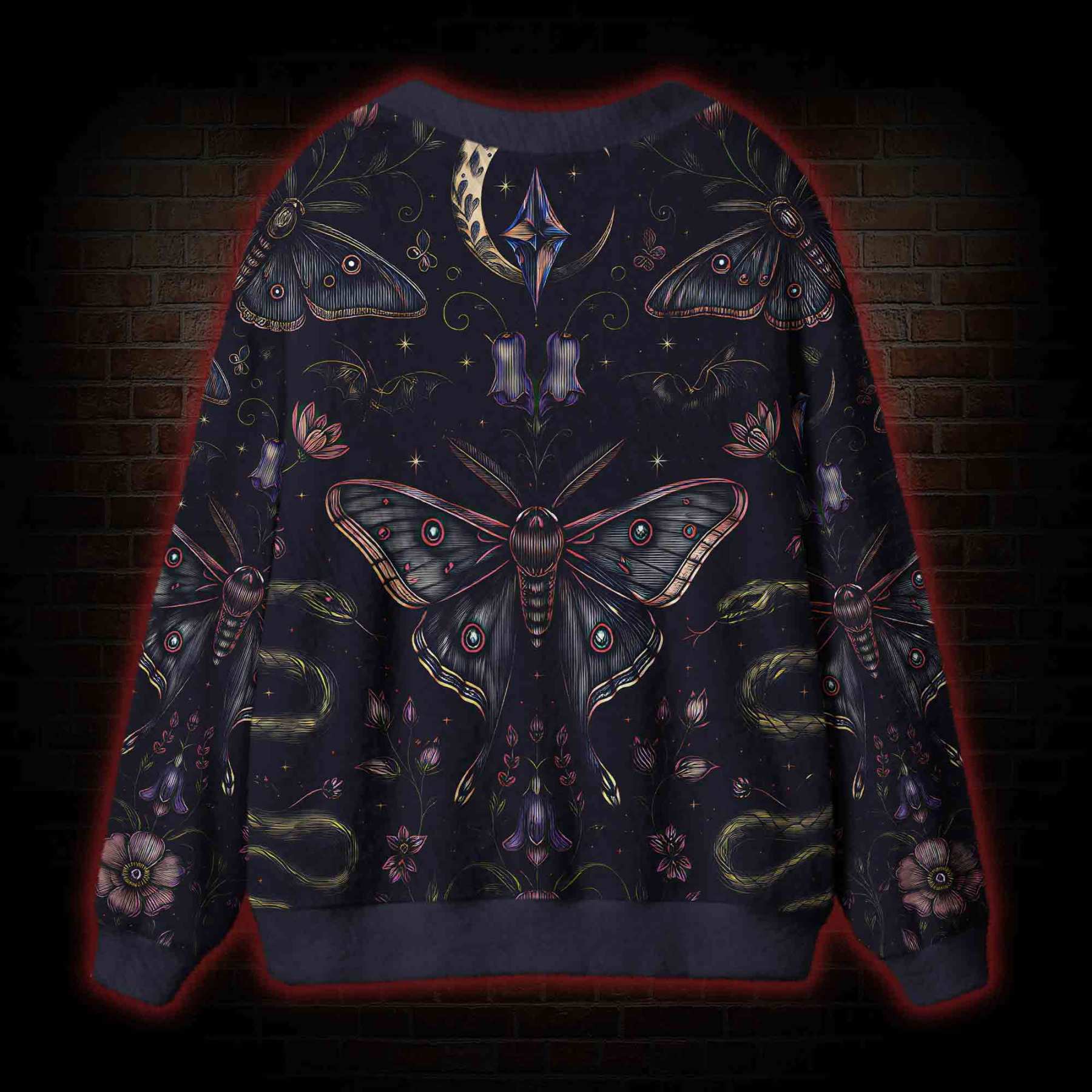Moth and Botanical Cardigan Sweater
