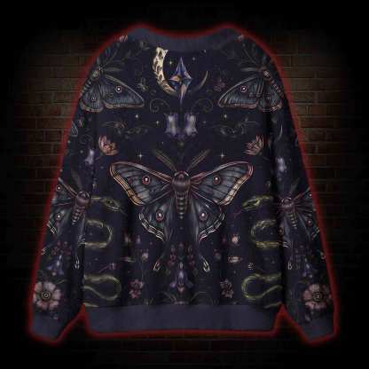 Moth and Botanical Cardigan Sweater