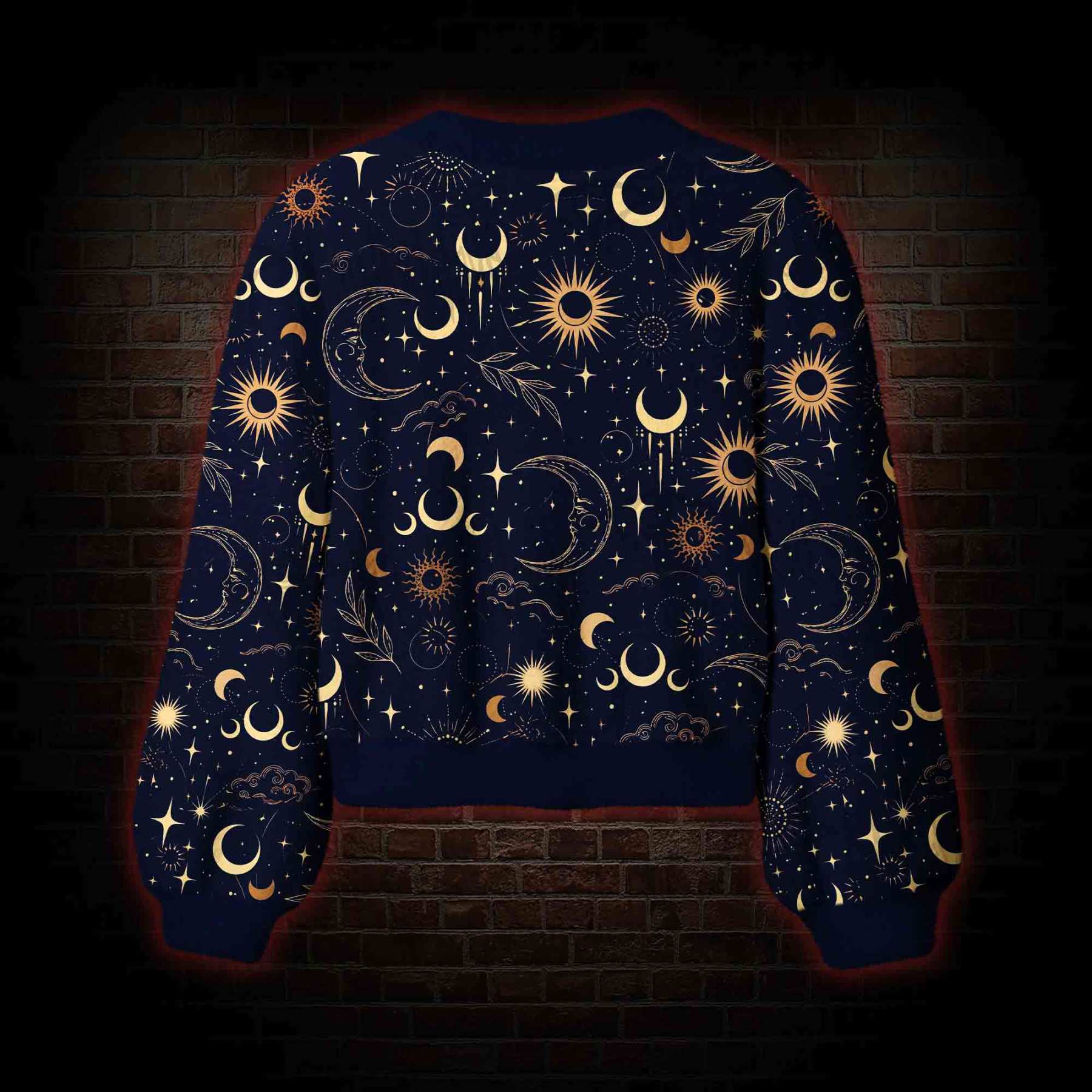 Celestial Aesthetic Women's Cardigan Sweater
