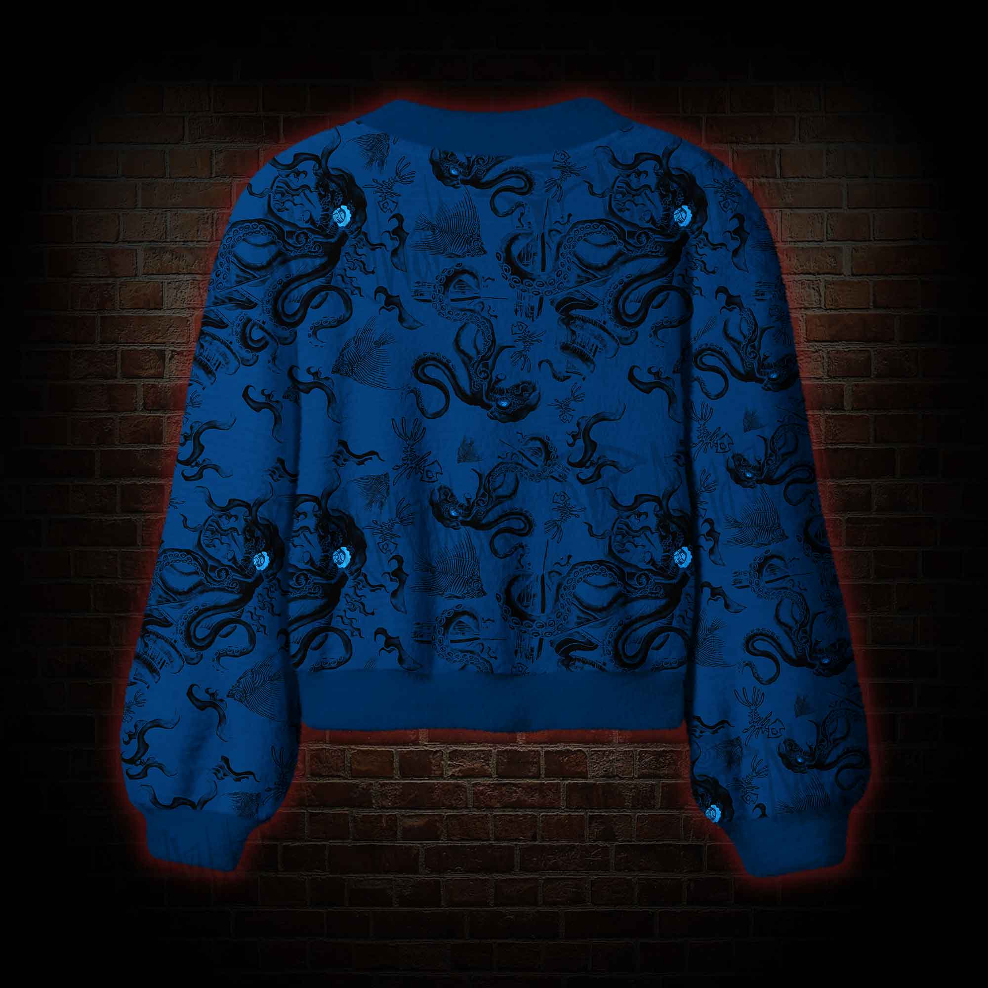 Deep Sea Monster Women's Cardigan Sweater