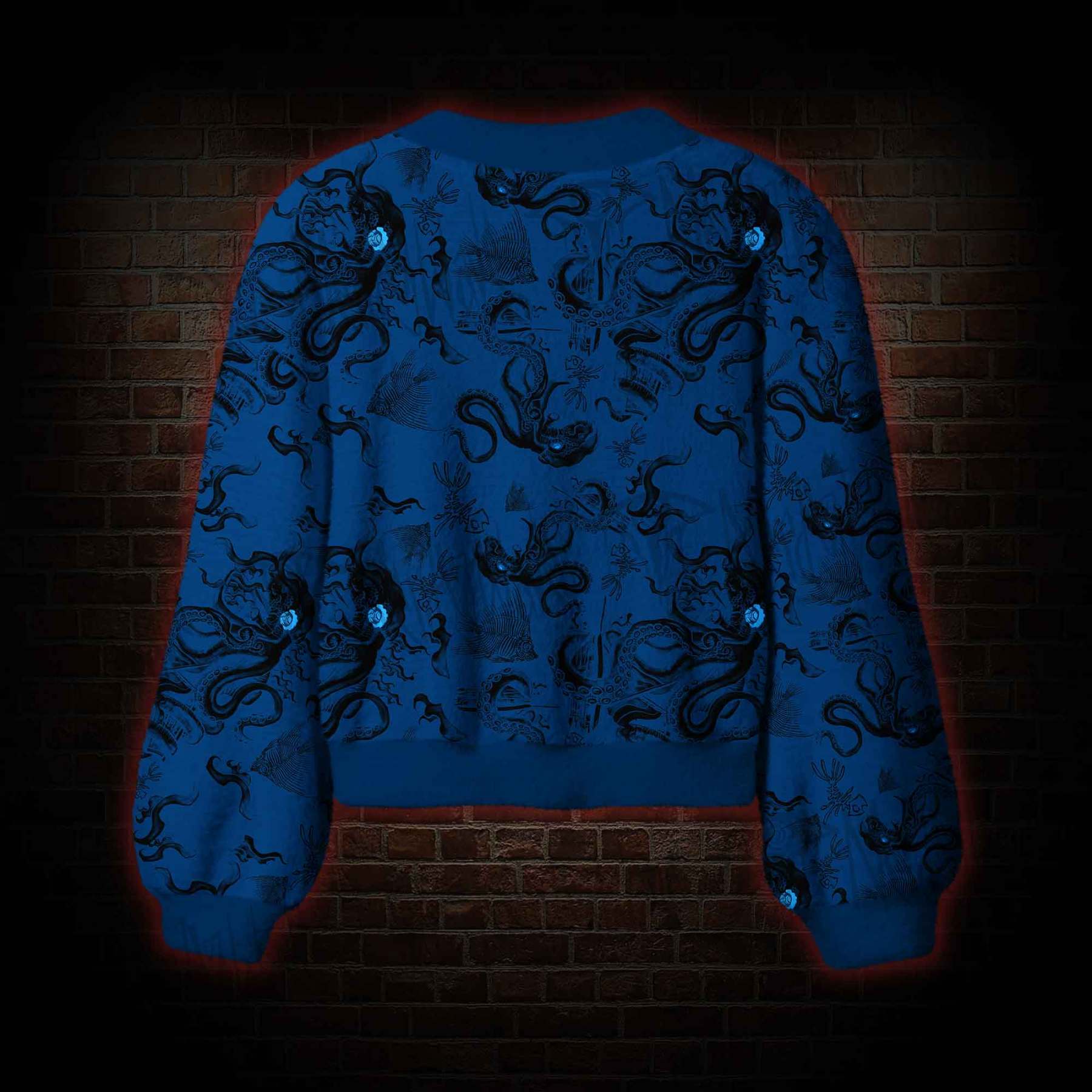 Deep Sea Monster Women's Cardigan Sweater