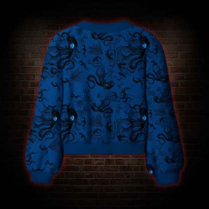 Deep Sea Monster Women's Cardigan Sweater