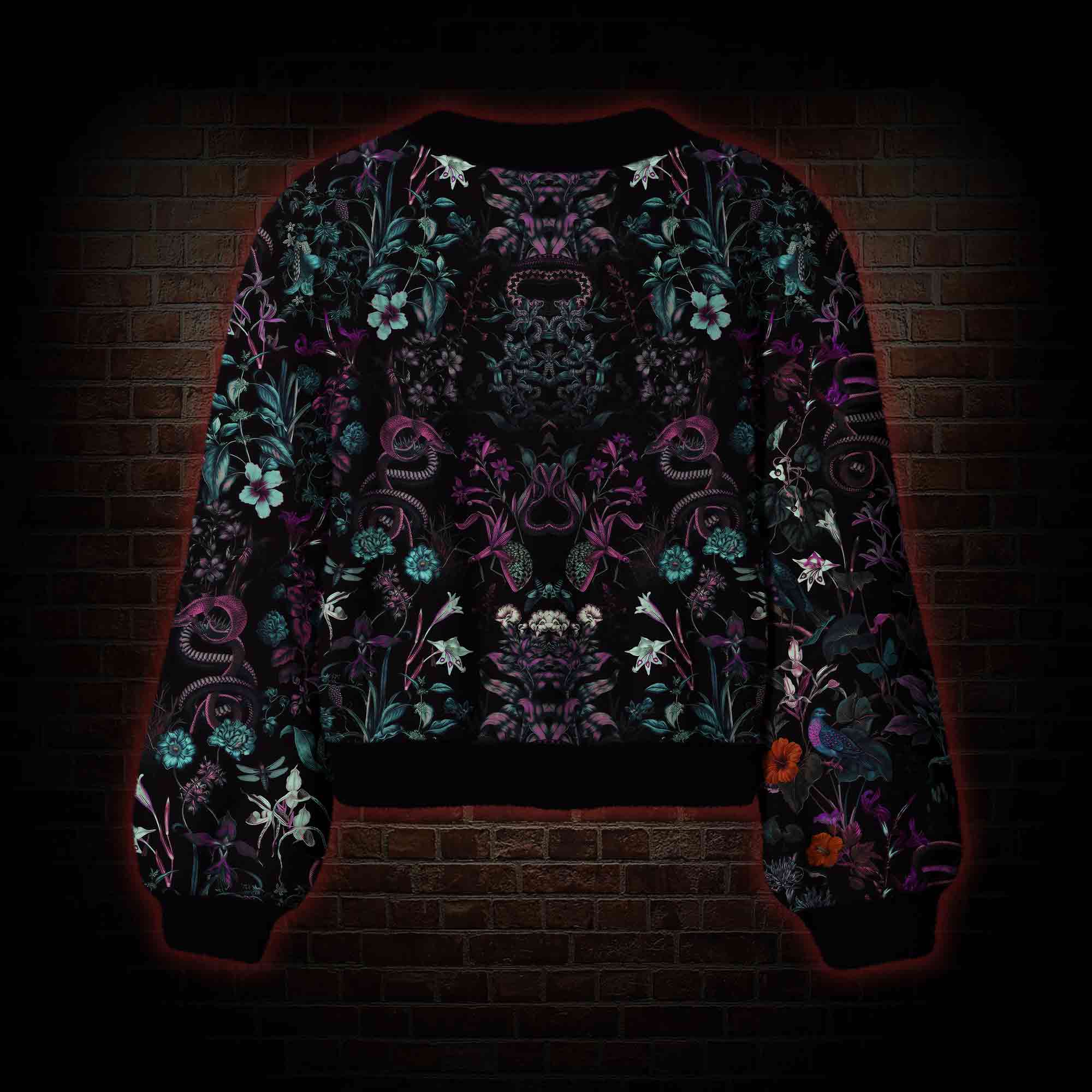 Forbidden Flora Women's Cardigan Sweater