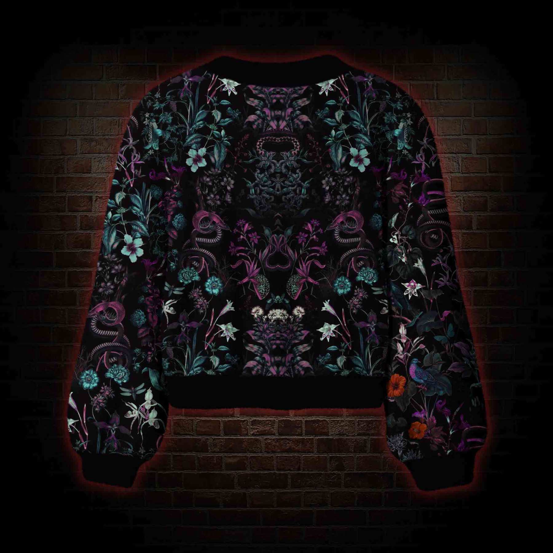 Forbidden Flora Women's Cardigan Sweater