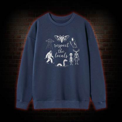 Respect the Locals Cryptid Embroidered Sweatshirt