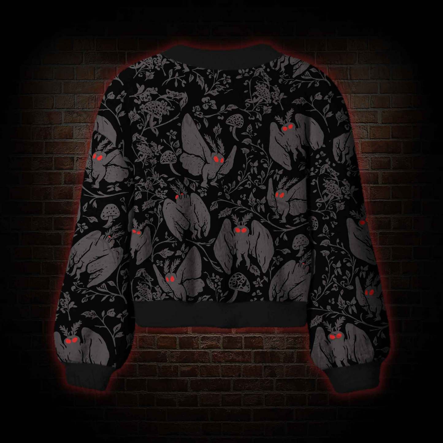 Mothman in the Jungle Women's Cardigan Sweater
