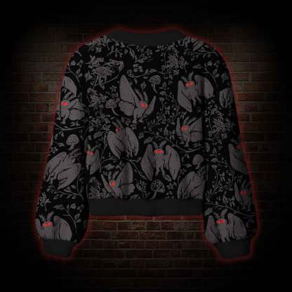 Mothman in the Jungle Women's Cardigan Sweater