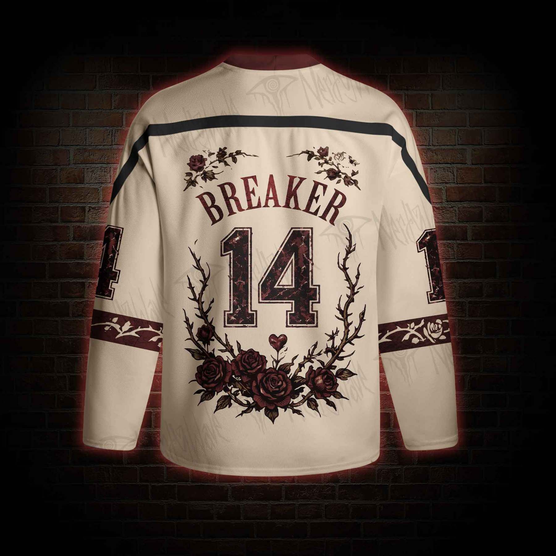 Love is War Long Sleeve Hockey Jersey