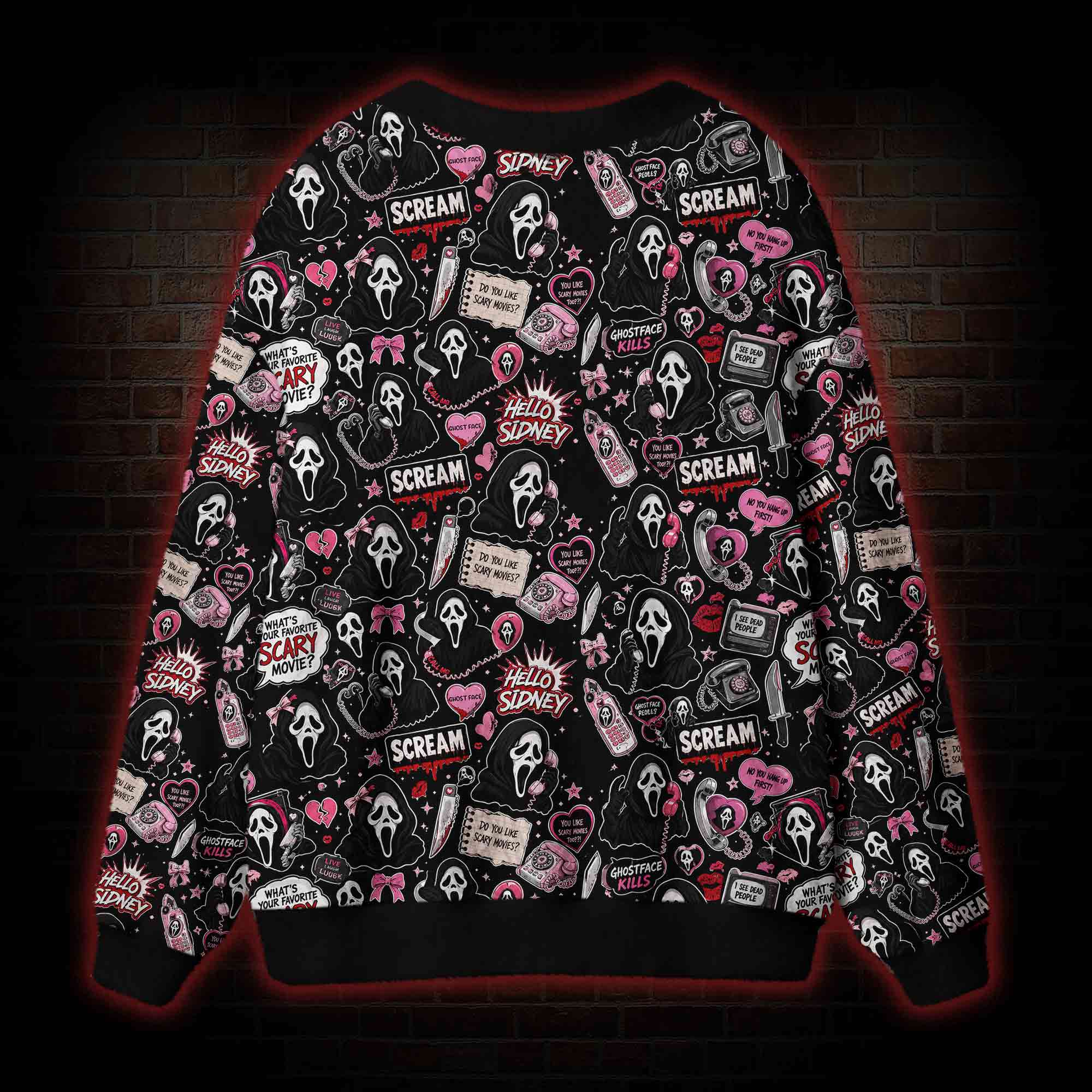 What's Your Favorite Scary Movie Cardigan Sweater