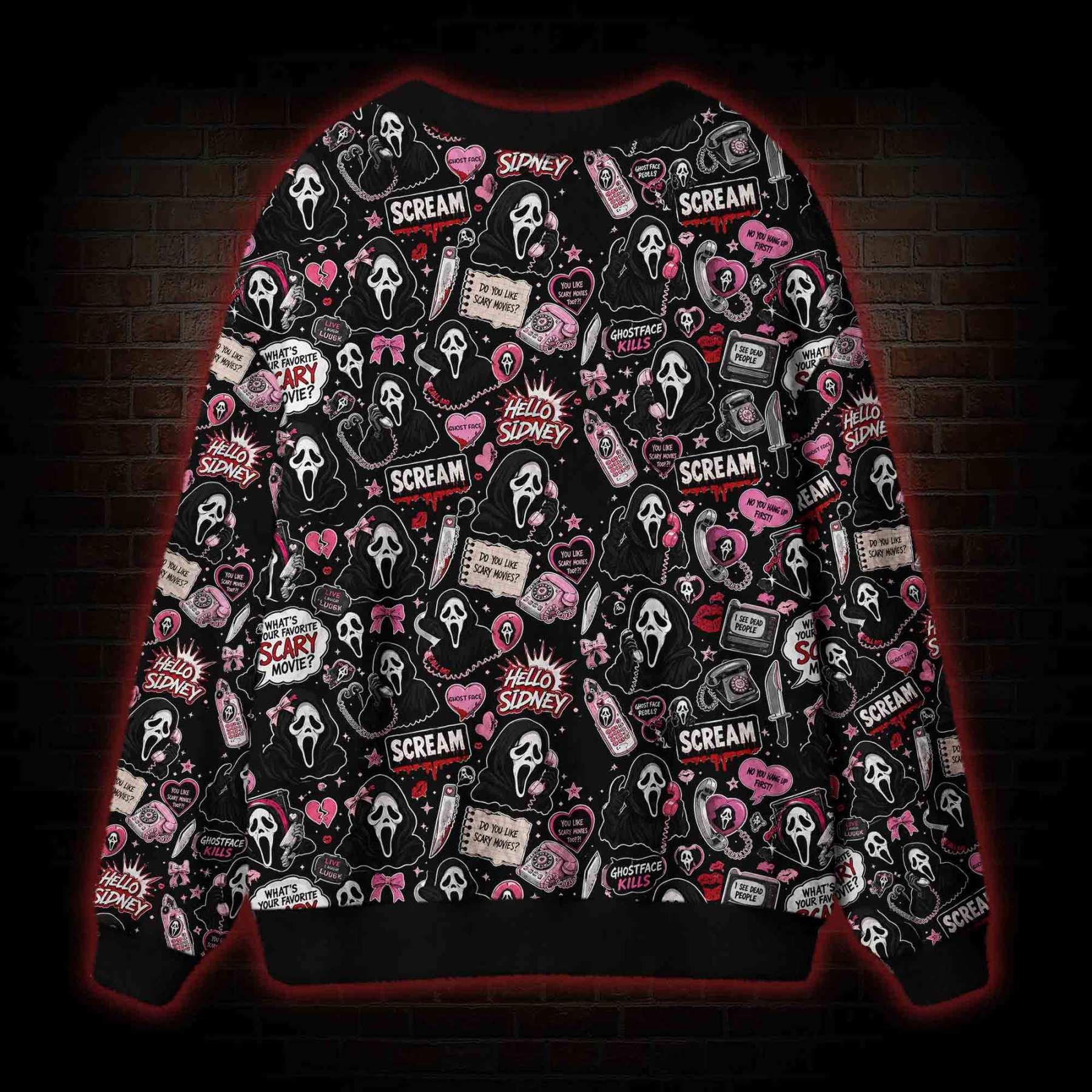 What's Your Favorite Scary Movie Cardigan Sweater