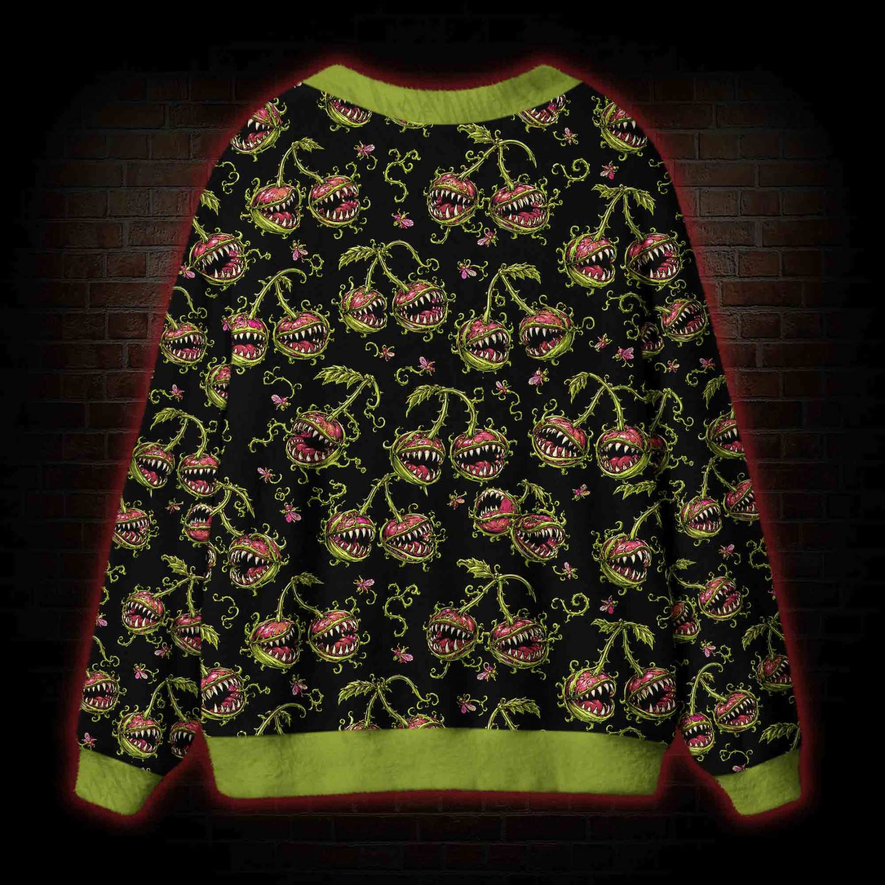 Cursed Cherry Orchard Cardigan Sweater