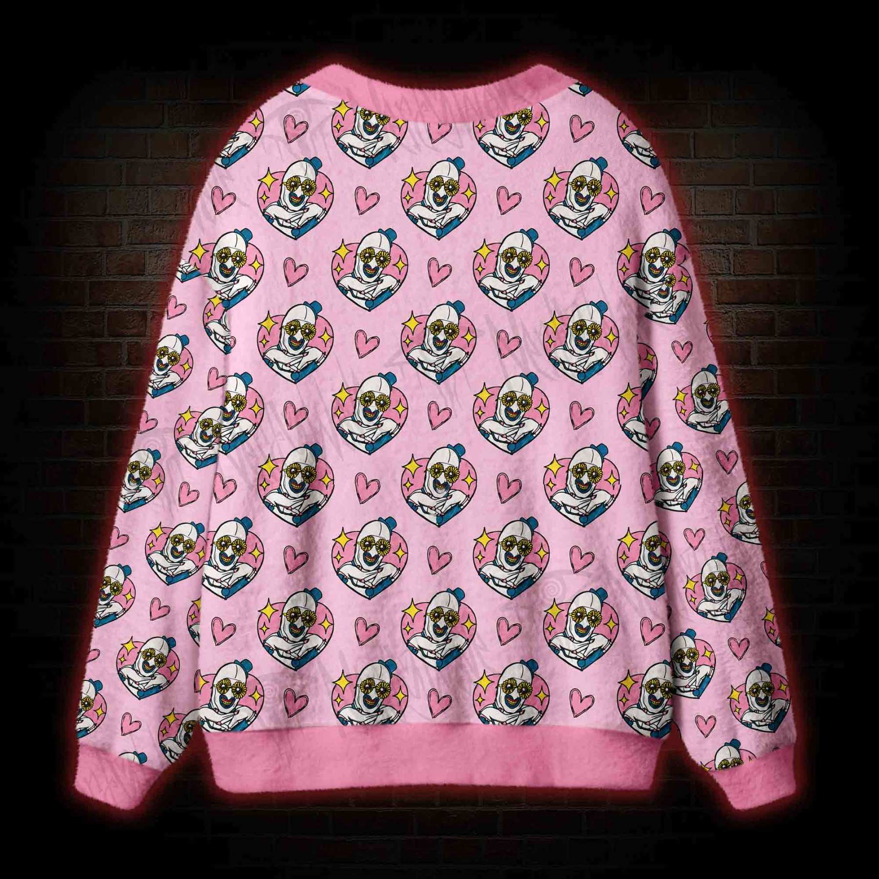 Sweet Clown Cardigan Sweater
