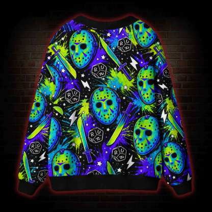 Roll For Your Life Cardigan Sweater