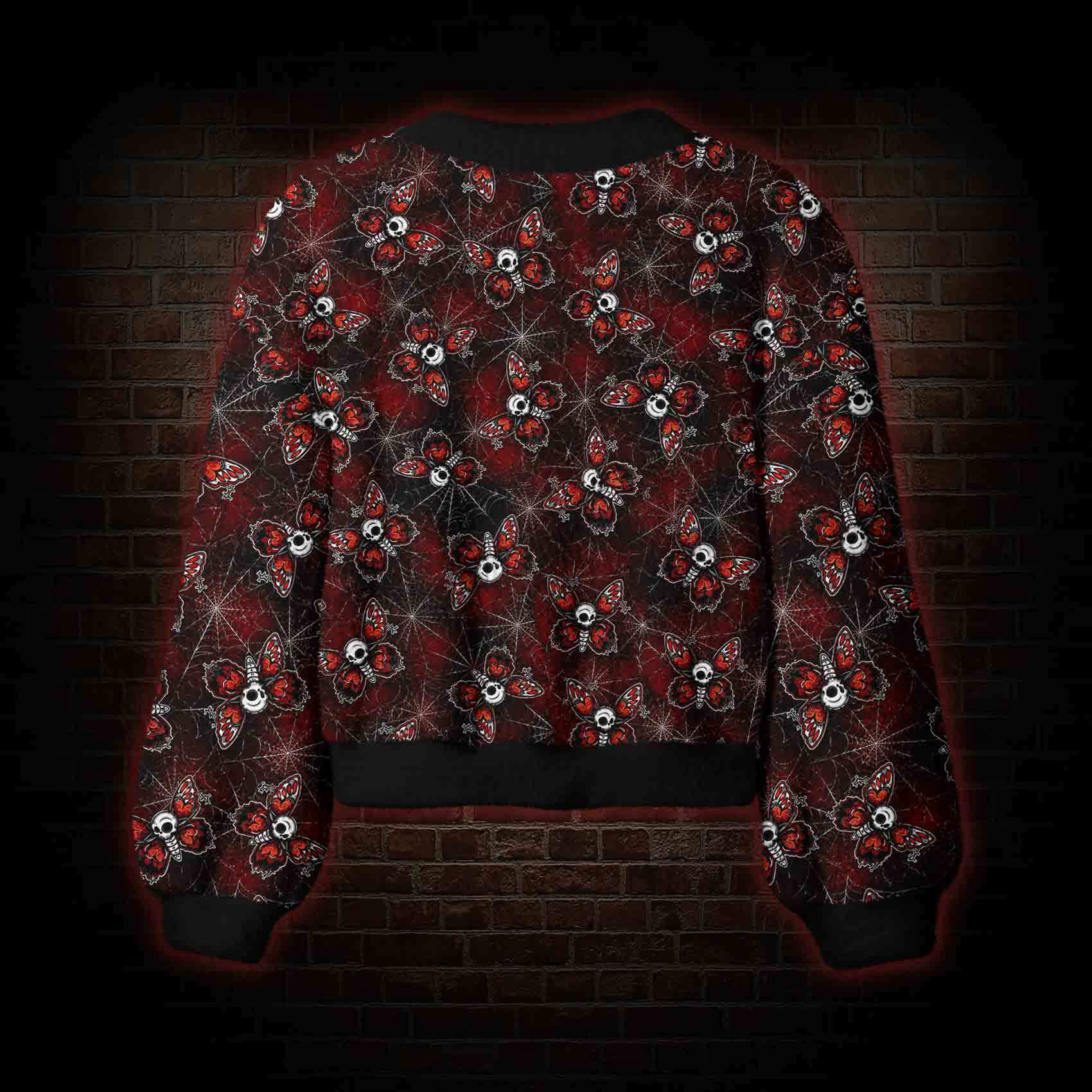 The All-Seeing Moth Women's Cardigan Sweater
