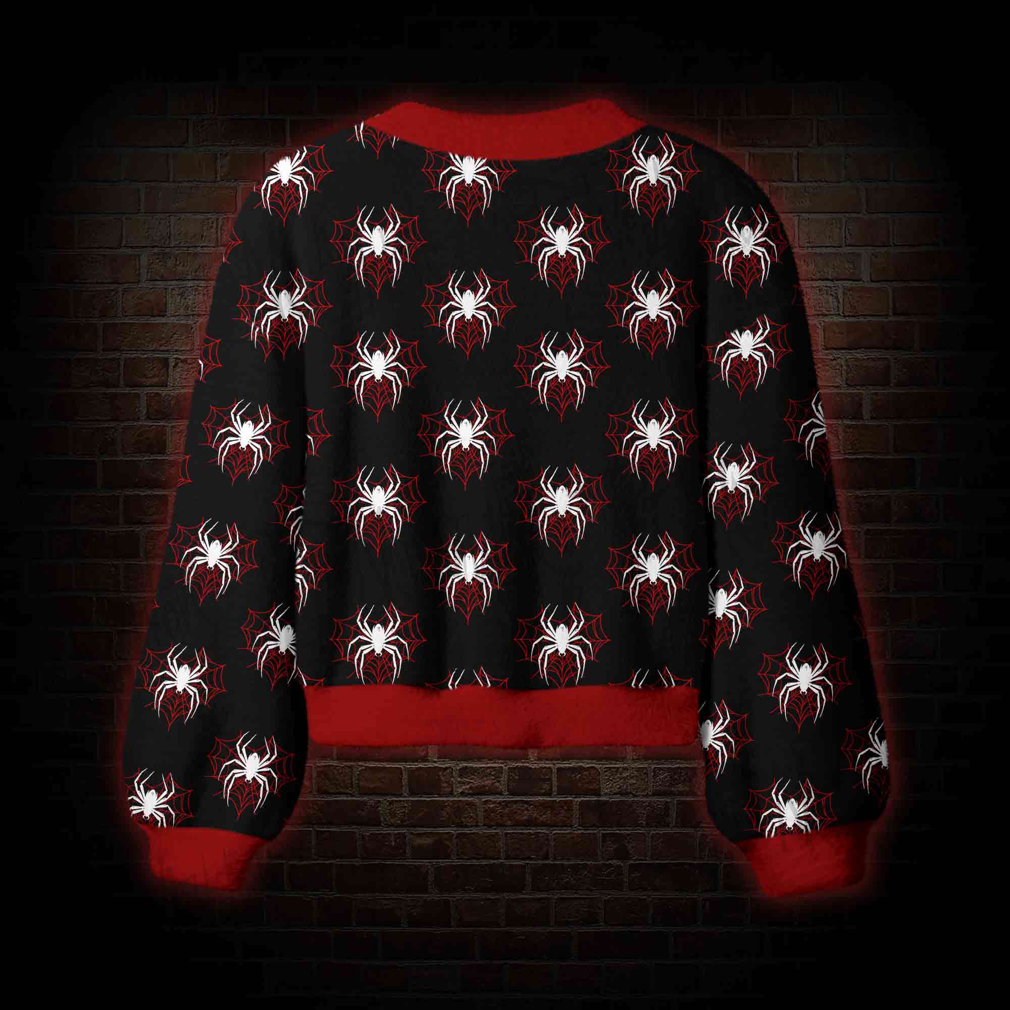 Midnight Spiders Women's Cardigan Sweater