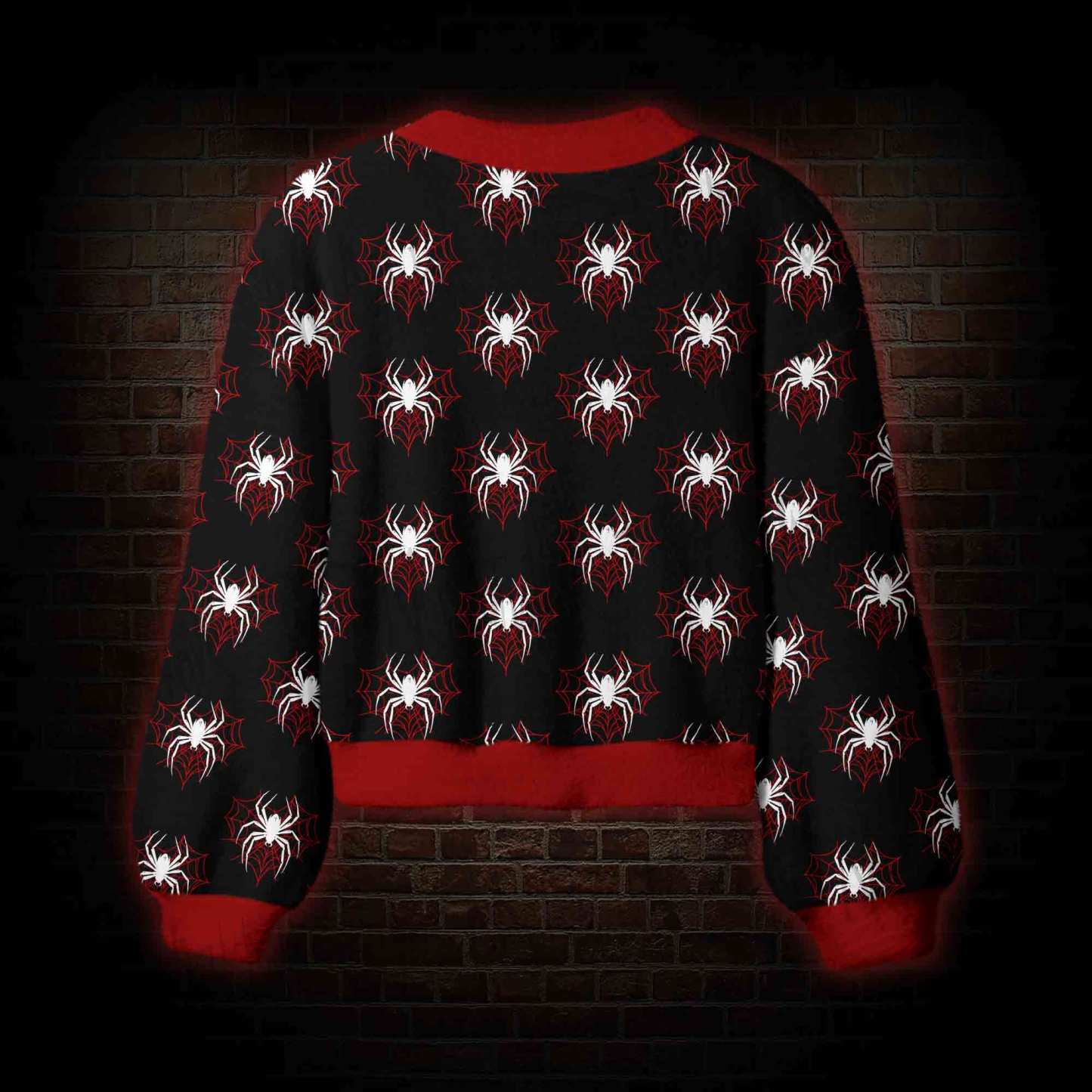 Midnight Spiders Women's Cardigan Sweater