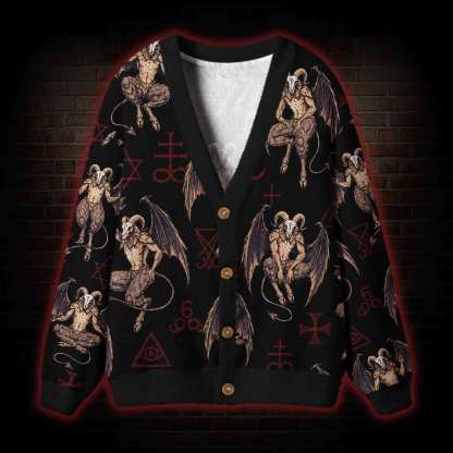 Baphomet Rise Cardigan Sweater