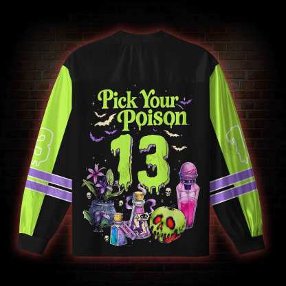 Pick Your Poison V-Neck Long Sleeve Jersey