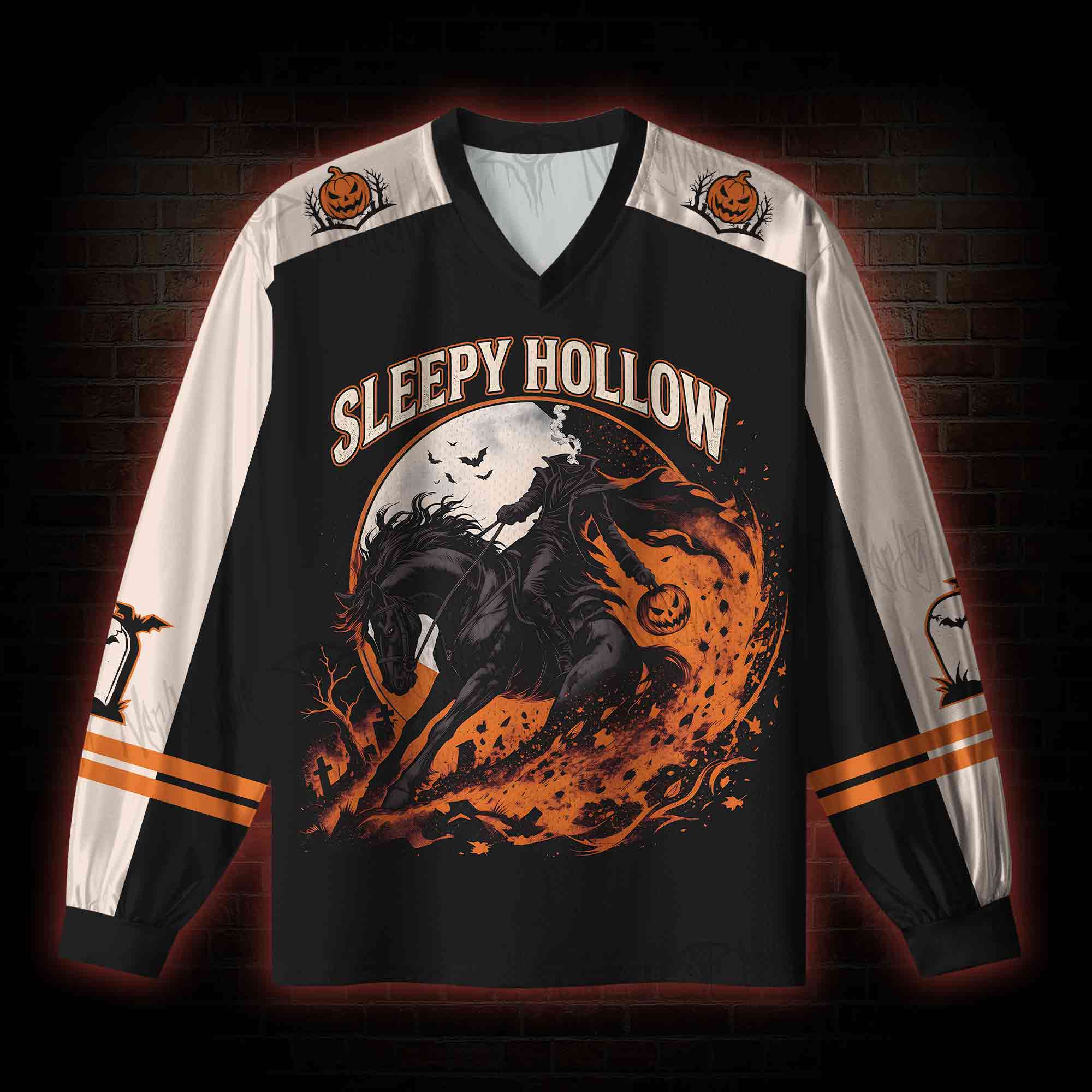 Sleep Hollow V-Neck Long Sleeve Jersey