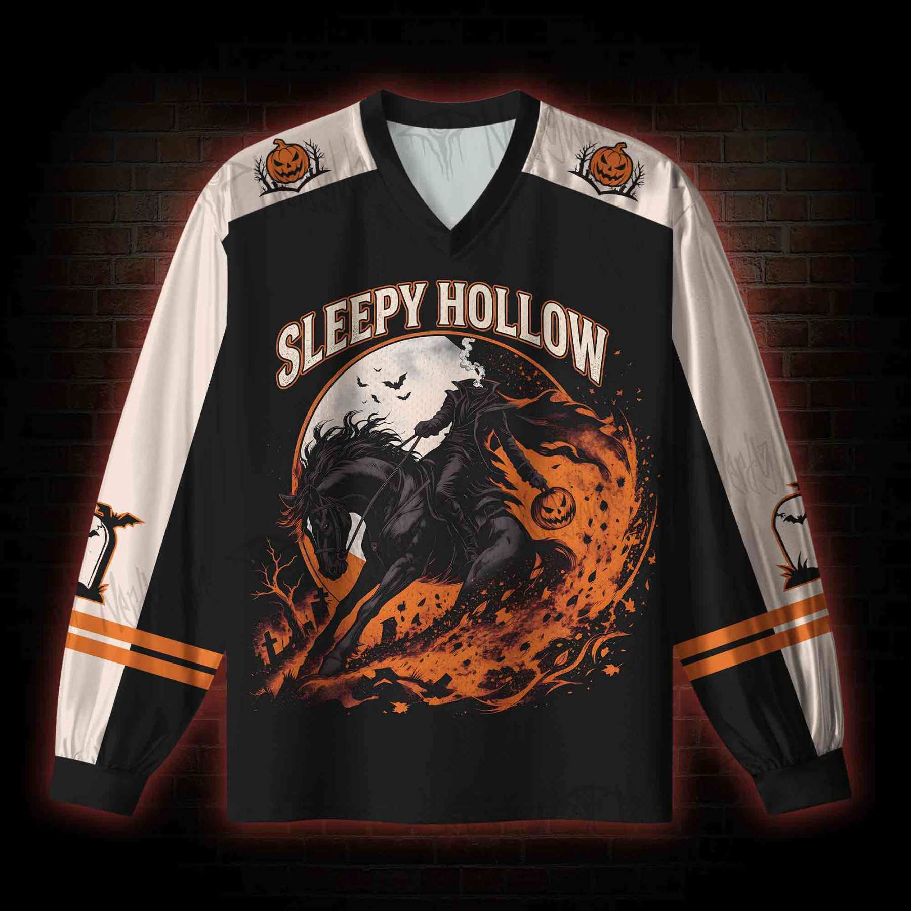 Sleep Hollow V-Neck Long Sleeve Jersey