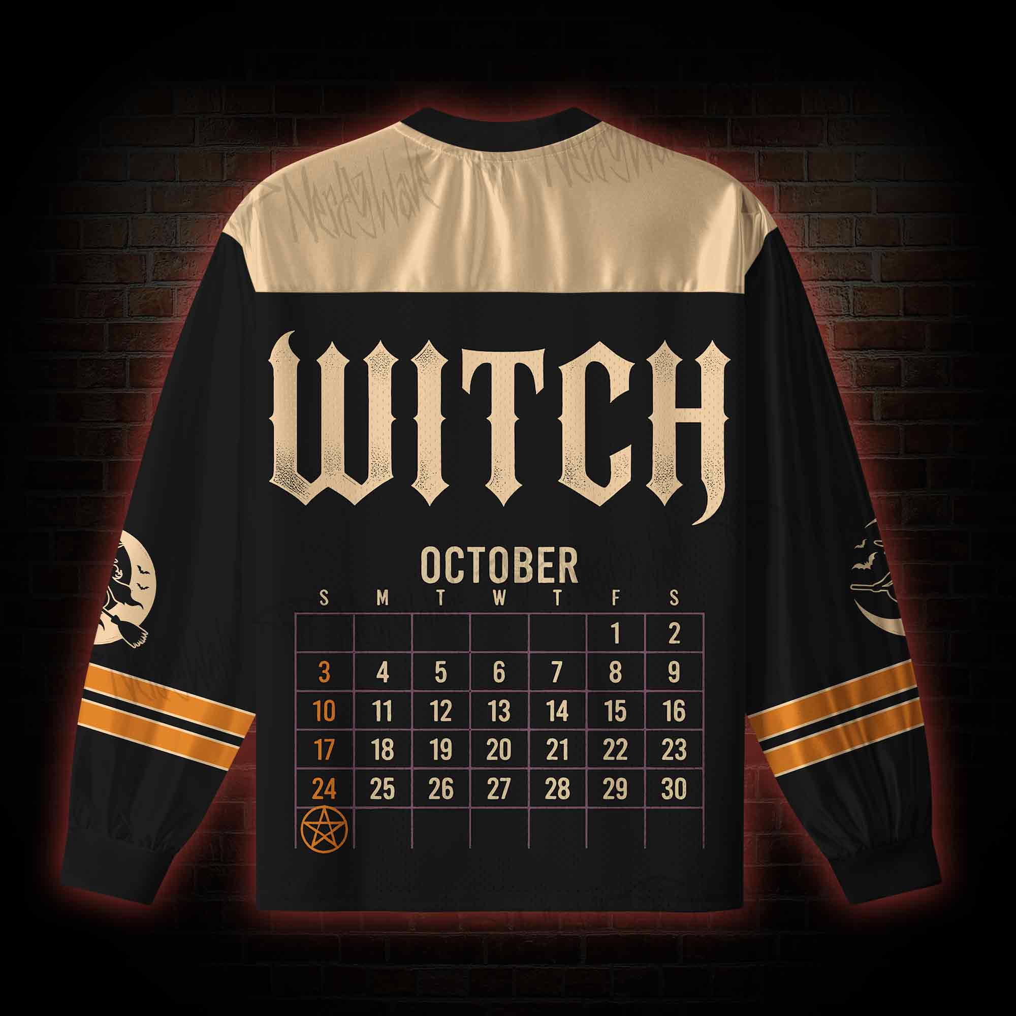 Season of the Witch V-Neck Long Sleeve Jersey