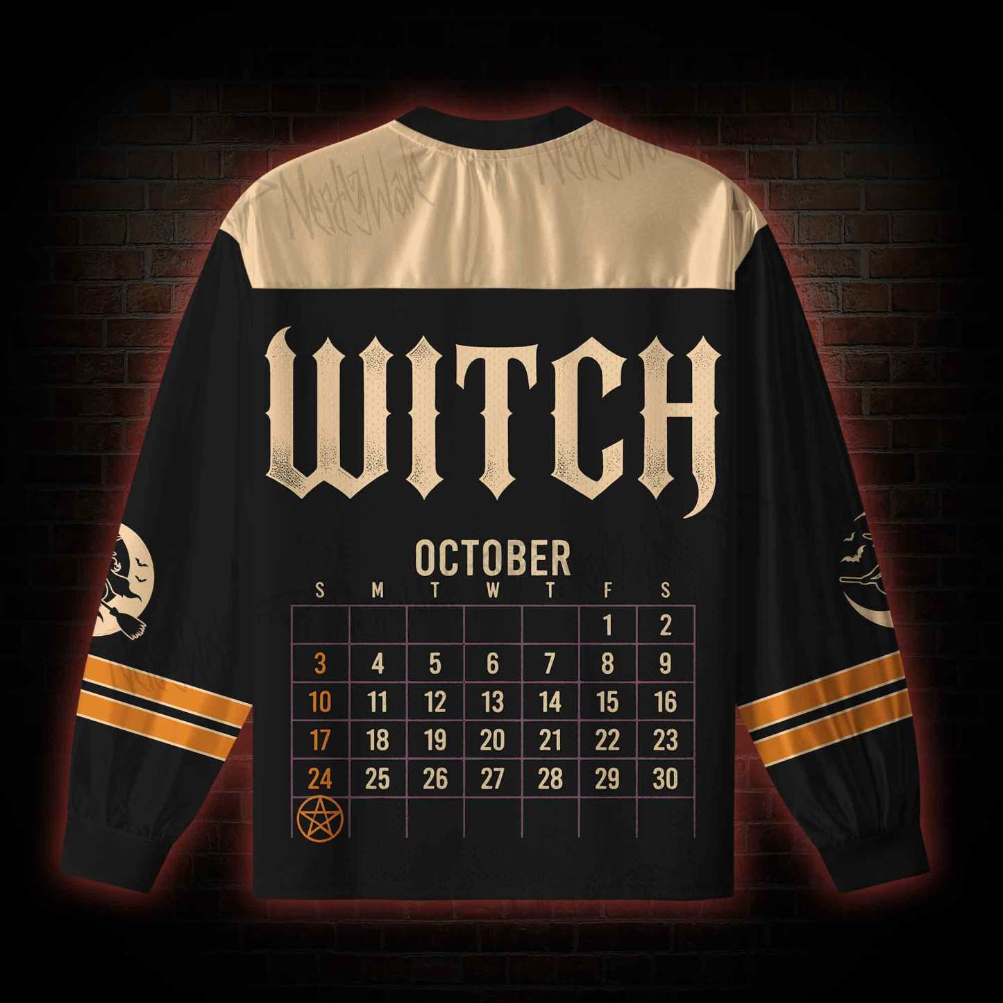Season of the Witch V-Neck Long Sleeve Jersey