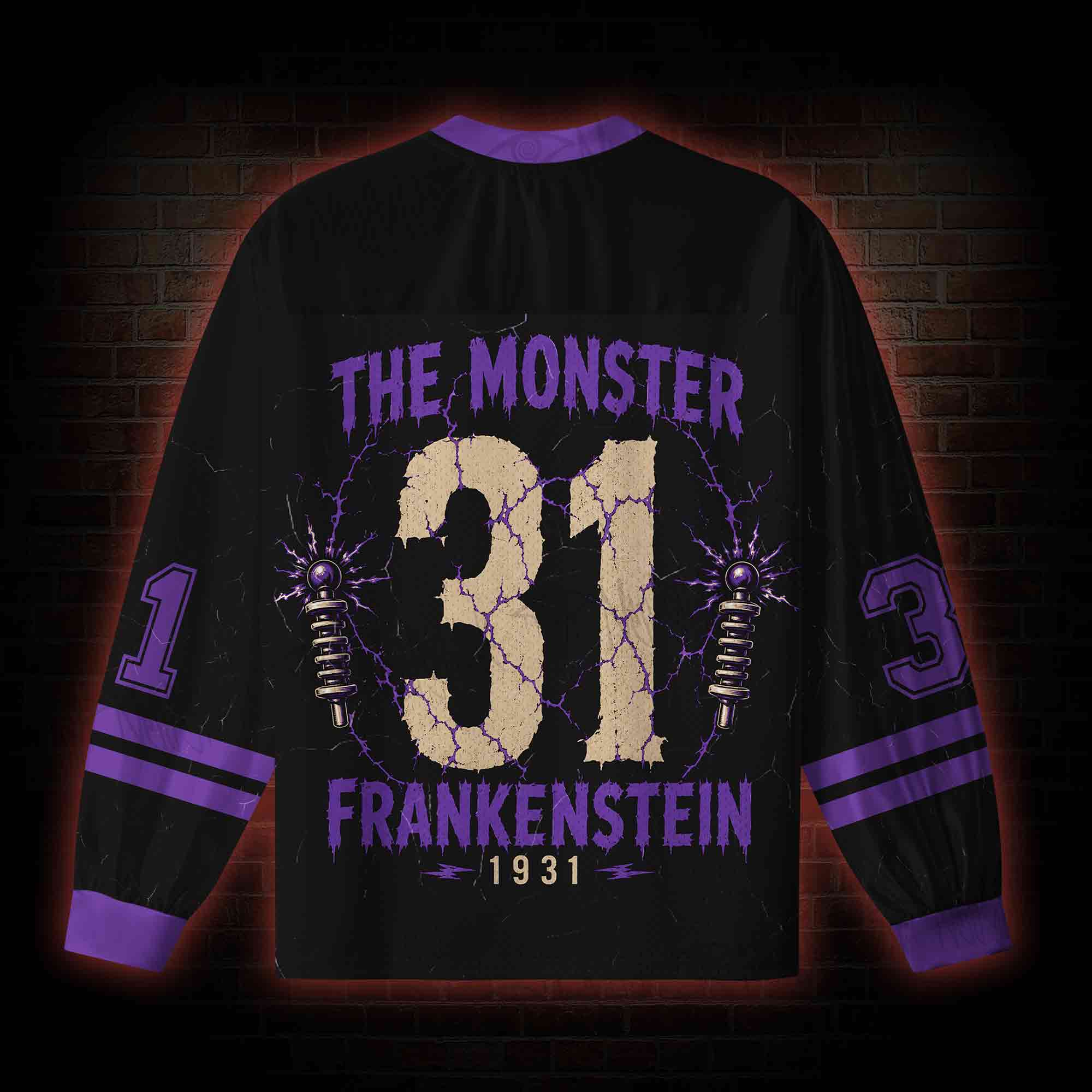 The Monster V-Neck Long Sleeve Jersey