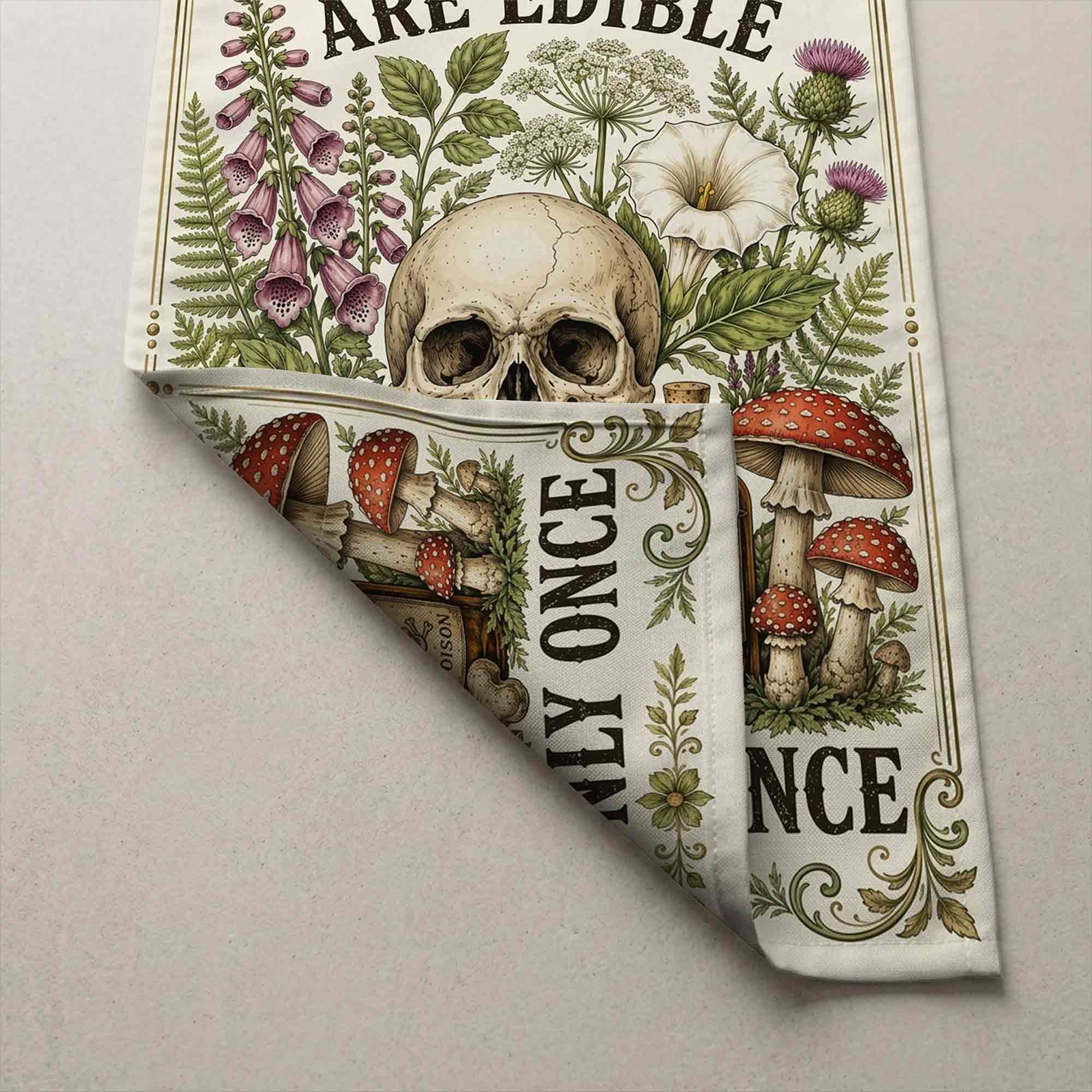 All Plants are Edible Some Only Once Garden Flag