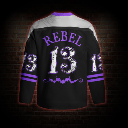 Dirty Inked&Curvy Long Sleeve Hockey Jersey