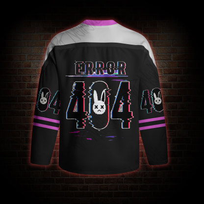 Error 404 Long Sleeve Hockey Jersey