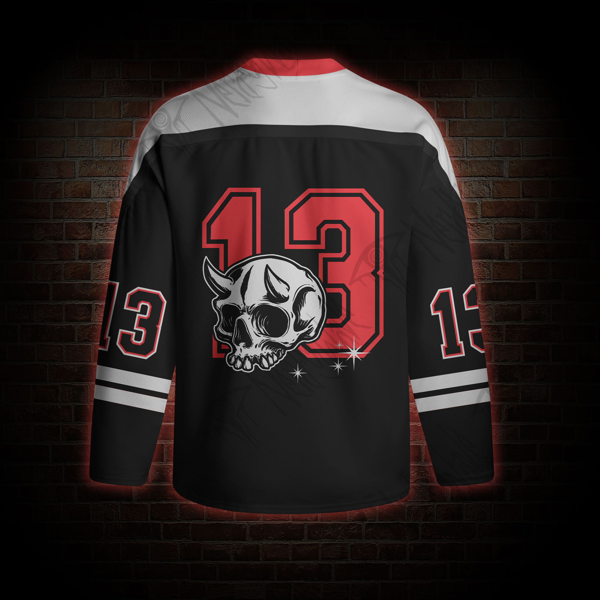 The Devil Herself Long Sleeve Hockey Jersey