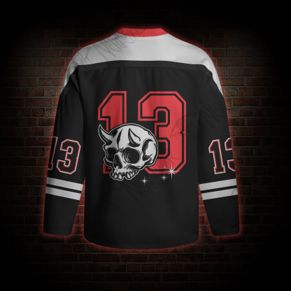 The Devil Herself Long Sleeve Hockey Jersey