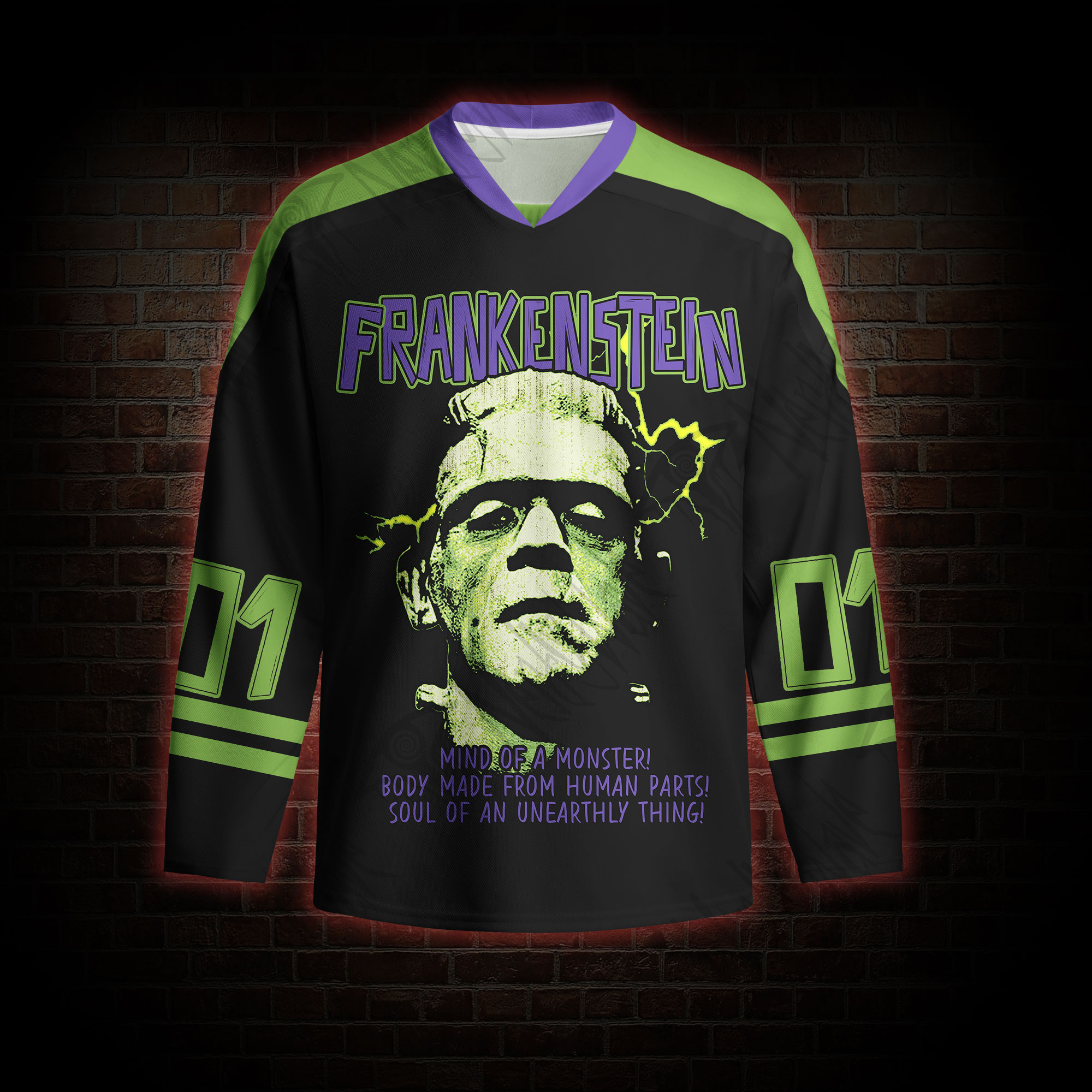 There're Alive! Long Sleeve Hockey Jersey