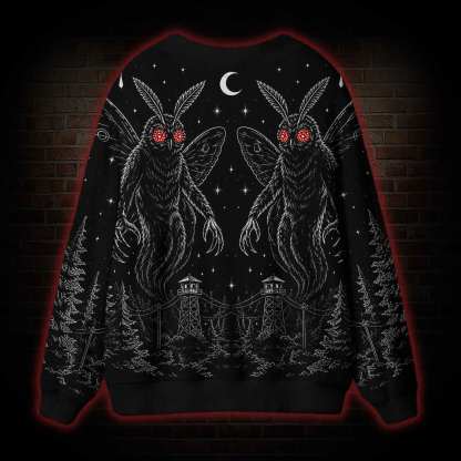Mothman Omen Cardigan Sweater