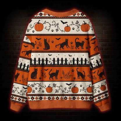 Graveyard Kitty Party Cardigan Sweater