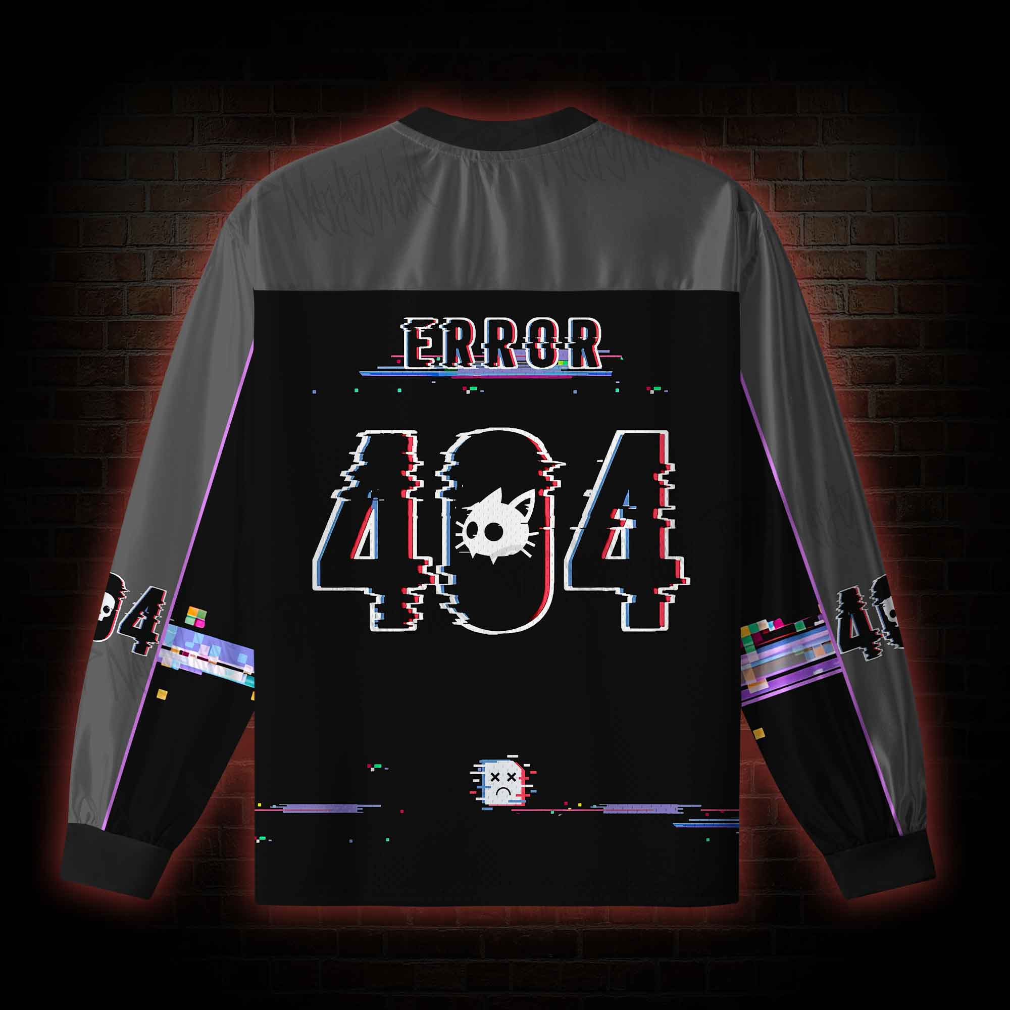 Error 404 V-Neck Long Sleeve Jersey