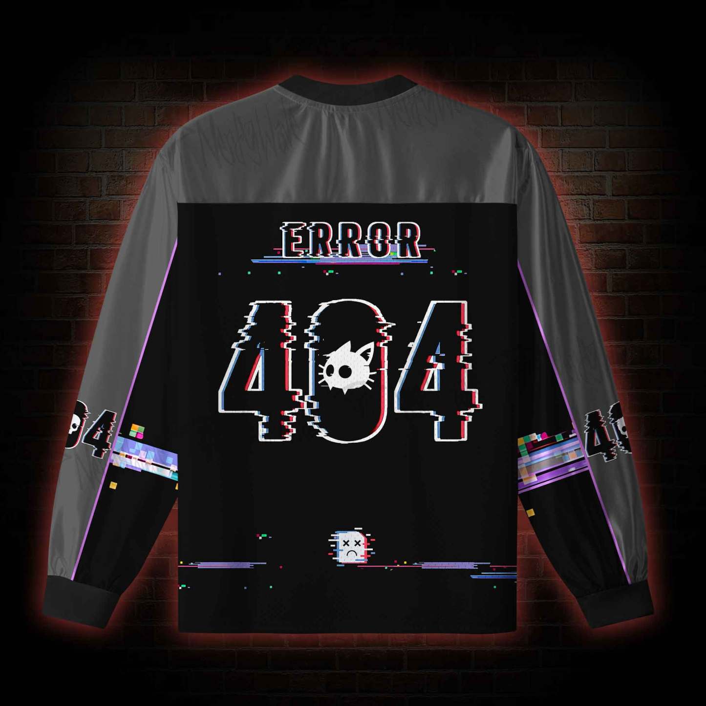 Error 404 V-Neck Long Sleeve Jersey