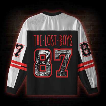 Destroy All Vampires V-Neck Long Sleeve Jersey