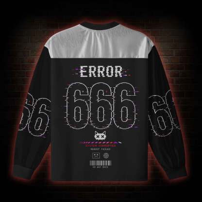 System Damage V-Neck Long Sleeve Jersey